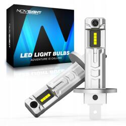 NOVSIGHT Led Izzók 2x H1 Szett Extra Erős 6500K 60W 1: 1 Canbus Novsight Ce