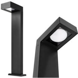 Masterled Kerti lámpaoszlop, kültéri állólámpa, GX53, fekete, 120°, IP44, 60cm, Hebin, Masterled (LVTOPR3622)