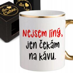 Style Couture Fehér Bögre Irodai Ajándék Kollégának Nem Vagyok Lusta Várom A Kávét