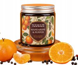 MamasiCandle Mandarine & Pepper Szójagyertya Illatos Tavasz Ideális Ajándék - allegro - 2 065 Ft