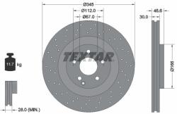 TEXTAR féktárcsa TEXTAR 92123703 for MERCEDES-BENZ (92123703)