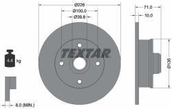 TEXTAR féktárcsa TEXTAR 92041803 for AUDI, SEAT, SKODA, VW (92041803)