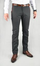  Férfi chino nadrág szürke betéttel Slim W30 L32 (sj0024)