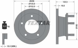 TEXTAR féktárcsa TEXTAR 92038900 for MERCEDES-BENZ (92038900)