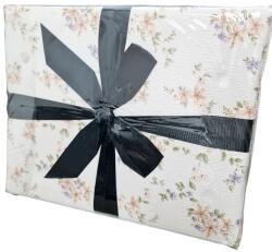 Dormy Lenjerie cu elastic 180x200 Creponata Flowers V12 6 Piese (Finet) (CREP-80488)