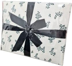 Dormy Lenjerie cu elastic 180x200 Creponata Flowers V14 6 Piese (Finet) (CREP-80490)