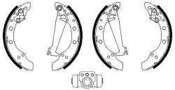 TEXTAR fékpofakészlet TEXTAR 83044704 for AUDI, SEAT, SKODA, VW (83044704)