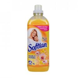 Softlan 1л 34 бр. Ванилия и Орхидея (Жълт)