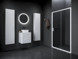 Ravak Hungary Kft Blix II NBLDP2 110 zuhanyajtó matt fehér+transparent (0PMD0E00Z1)