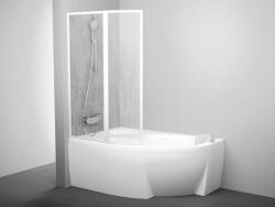 RAVAK Rosa VSK2 140 kádparaván bal rain (76L7010041) - csempekert