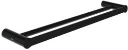 RAVAK Fold FD 320.20BLM dupla törölközőtartó 45 cm, matt fekete (X07P1350)