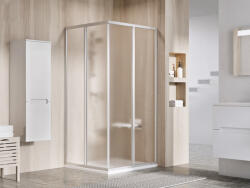 RAVAK Supernova SRV2-75 195 S zuhanykabin szatén+grape (14V30UO2ZG) - csempekert