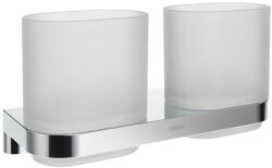 Ravak Hungary Kft Chrome CR II 220.00CR pohártartó üvegpoharakkal, króm (X07P1365)