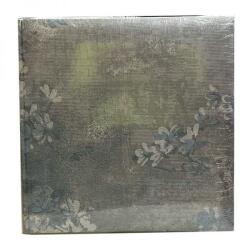 P&O Fotósarkos fényképalbum - 29x29 cm 100 oldalas - kékes virágos (BBT292950-WL11201KEKESVIRAGOS)