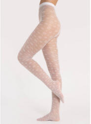 Fiore FOOTLOOSE 30 DEN mintás fehér harisnyanadrág