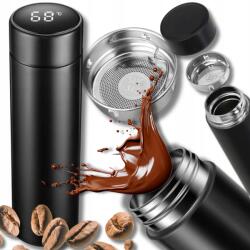  Termo Bögre Led Termosz Kávé Tea Italok 500ML Nagy Légmentesen Záródó LCD (DUŻY TERMOS NA HERBATE Z TEMPERATURA)