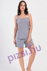Vienetta Rövidnadrágos extra méretű vállpántos női pizsama (NPI5185 1XL)
