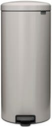 Brabantia NewIcon pedálos szemetes, lecsapódásgátló fedővel, 30L, acél, hamvasszürke
