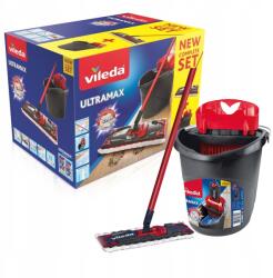 Vileda Lapos Felmosó Vileda Ultramax 2IN1 Microfibre Box Vödör Facsaró (155737)