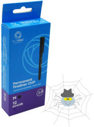 BLUERING Bluering® M rostirón, tűfilc alkoholos 1mm, OHP - fekete