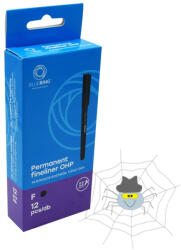 BLUERING Bluering® F rostirón, tűfilc alkoholos 0, 5 mm, OHP - fekete