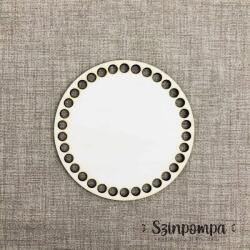  Horgolható kerek alap - 10 cm (átmérő)