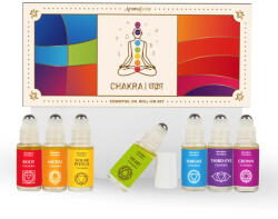 Aromafume -Hét Csakra Roll On Esszenciális olajkeverék Szett