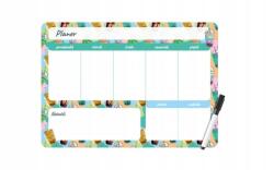  Mágneses Tervező 35X25 Heti, Buborék Tea Nyomtatással (PM-02-37)