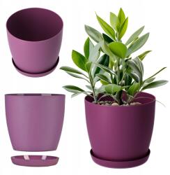 Kadax Virágtartó 16cm Virágtartó Állvánnyal Lila Nappaliba (K2102)