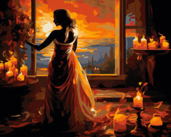 Alkotásutca Színek koreográfiája - Számfestő készlet kereten 40x50