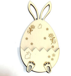  Pénzátadó, fülecskés-tappancsos tojás, mérete: 8, 5x17 cm