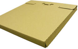 LP 12 inch bakelit lemez szállító karton 3-6 db lemezhez - 325x325x20mm (naptárhoz és könyvekhez is)