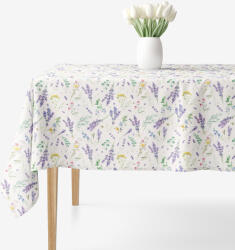 Goldea szögletes terítő valencia - levendulás kert 120 x 120 cm