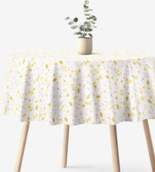 Goldea kör alakú dekoratív terítő valencia - nárciszok Ø 190 cm