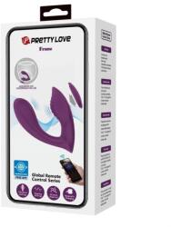 Pretty Love Franz Wearable Vibrator, Bluetooth Control, Mobile App, Silicone, USB, Purple, 9cm Vibrator