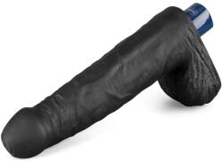 Lovetoy 9" REAL SOFTEE Rechargeable Vibrating (Black) Vibrator