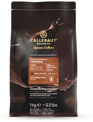 Callebaut Ciocolata Neagra 75 % Zestina Tanzania, origine unica, 1 kg, Callebaut (CHD-P1ZETAN-U73)