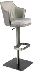 AC Atelier Scaun de bar pivotant cu inaltime reglabila Stool gri (AC 4231)