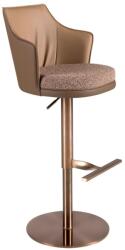 AC Atelier Scaun de bar pivotant cu inaltime reglabila Stool maro (AC 4226)