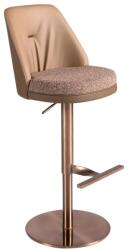 AC Atelier Scaun de bar pivotant cu inaltime reglabila Stool maro (AC 4227)