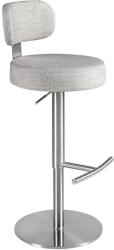 AC Atelier Scaun de bar pivotant cu inaltime reglabila Stool gri deschis (AC 4230)