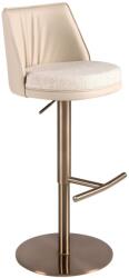 AC Atelier Scaun de bar pivotant cu inaltime reglabila Stool crem (AC 4234)