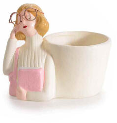 Decorer Ghiveci flori ceramica multicolora Women 12x7.5x11 cm (A71.46.38BDECO)