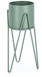 Bizzotto Suport ghiveci flori otel verde Madelyn 21.5x42-46 cm (0723943BDECO)