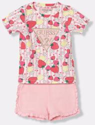 Guess Комплект тениска плодове и розови къси панталони за бебе момиче Guess