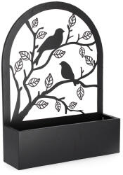 Bizzotto Suport ghivece flori metal negru Rosalinda 40.5x11.5x54 cm (0723951BDECO)