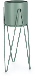 Bizzotto Suport ghiveci flori otel verde Madelyn 23.5x53-57 cm (0723943ADECO)