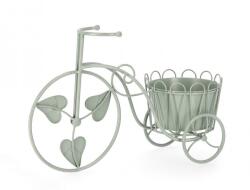Bizzotto Suport ghiveci flori otel verde Bicicleta 54x19x34 cm (0741459deco)