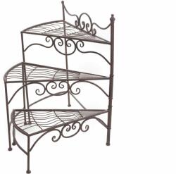Decorer Suport fier maro pentru ghivece flori Majestic 57 cm x 69 cm x 62 cm (CA1363)