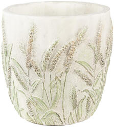 Clayre & Eef Ghiveci piatra bej verde maro 13x13 cm (6TE0463Sdeco)